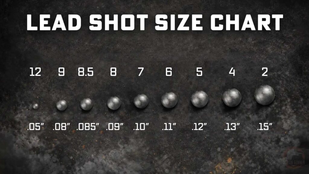 Lead shot size chart