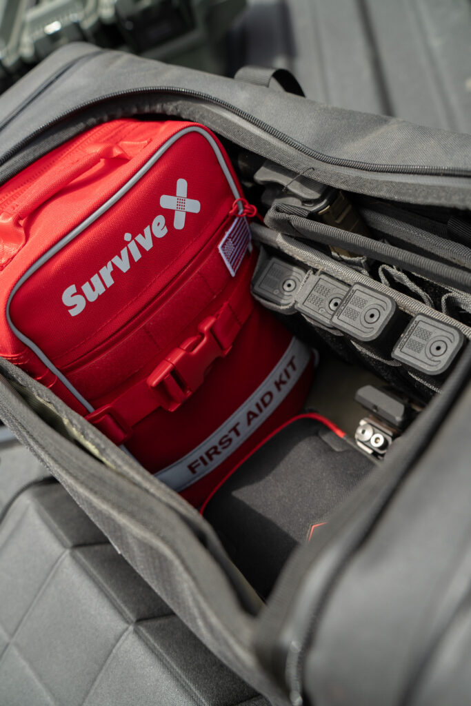 SurviveX First Aid Kit in Range Bag