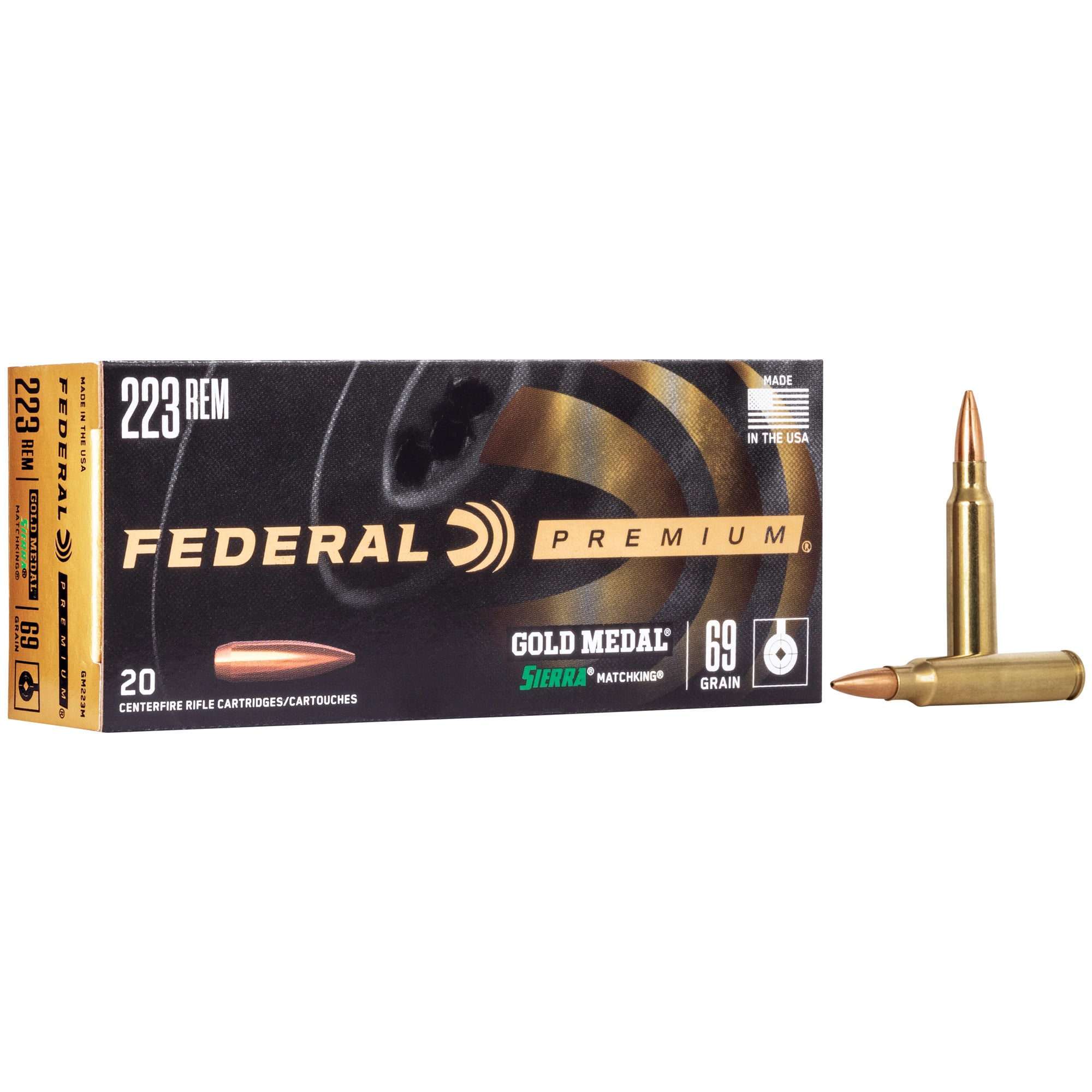 Federal .223 69gr Gold Medal Match
