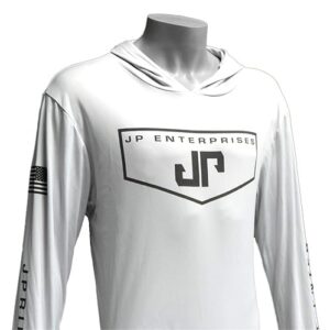 JP Hooded Sun Shirt, Light Gray, Medium