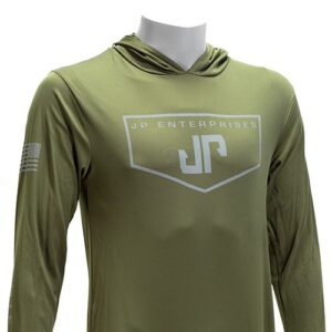 JP Hooded Sun Shirt, Olive Green, Large