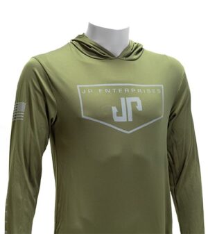 JP Hooded Sun Shirt, Olive Green, Large