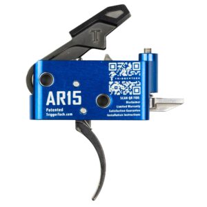 TriggerTech Diamond Single-Stage Curved AR-15 Trigger – Admiral Blue (AR0-SAB-14-NNP)