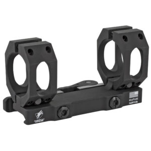 American Defense AD-RECON-SL 34mm low-profile QD scope mount with tactical levers, black hardcoat anodized
