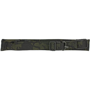 Blue Force Gear Vickers 221 padded convertible two-point to single-point sling with RED swivel in MultiCam Black