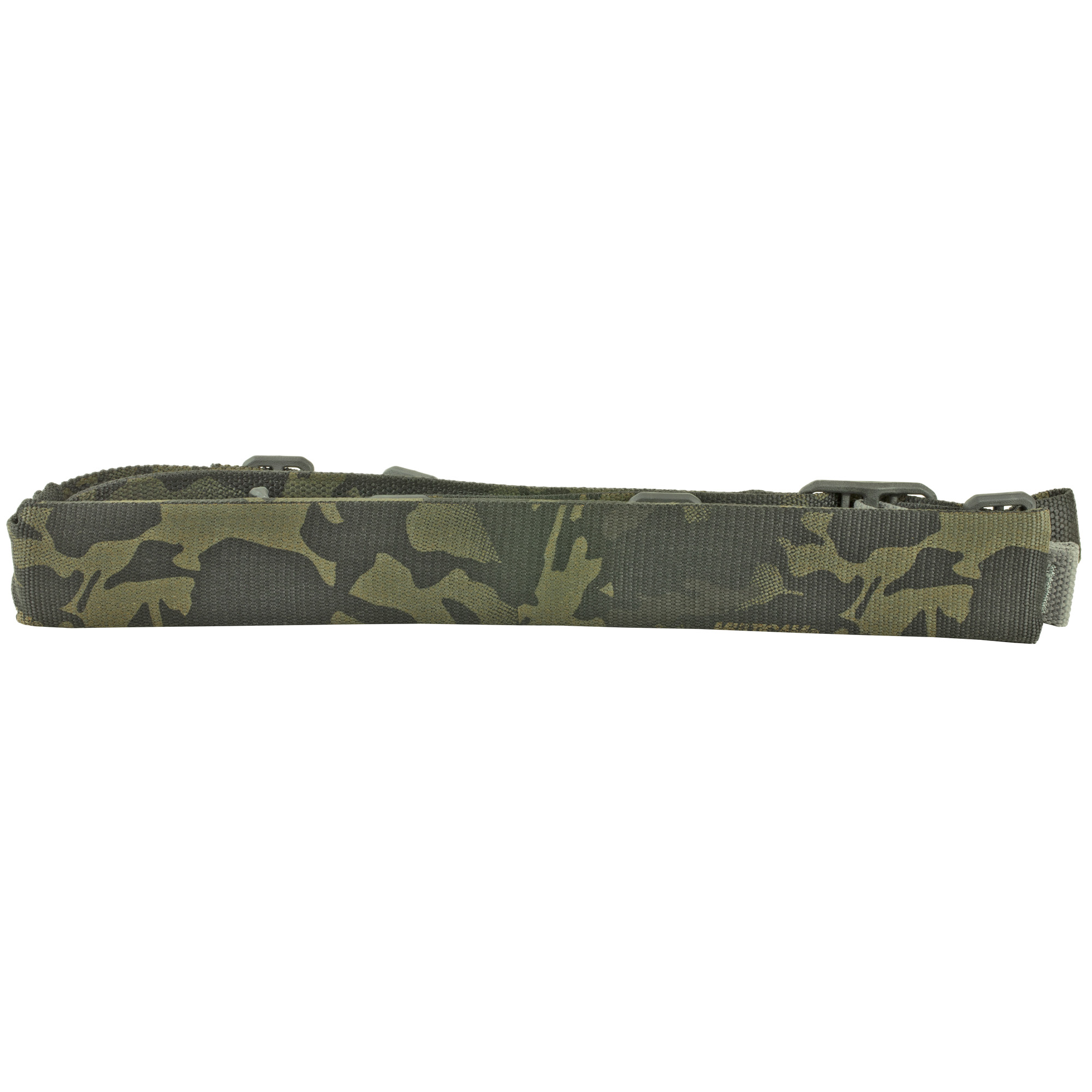 Blue Force Gear Padded Vickers two-point rifle sling in MultiCam Black with acetal hardware