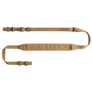 Edgar Sherman Design ESD Padded Sling in Coyote Brown, two-point padded rifle sling with quick-adjust pull tab