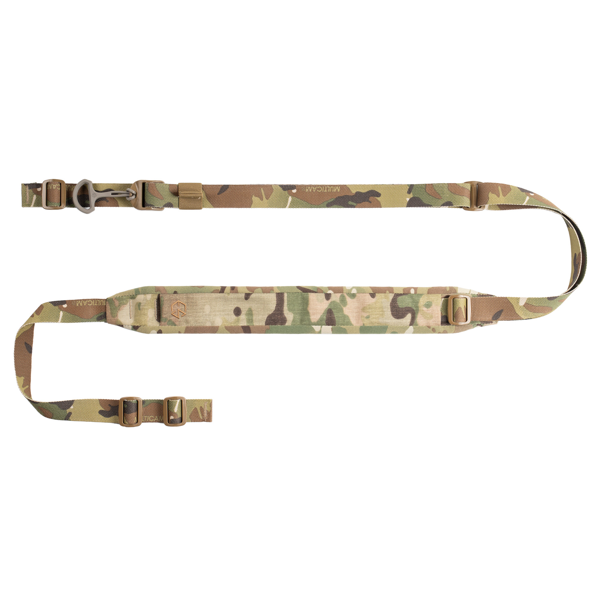 Edgar Sherman Design ESD Padded Sling in MultiCam, two-point padded rifle sling with quick-adjust pull tab