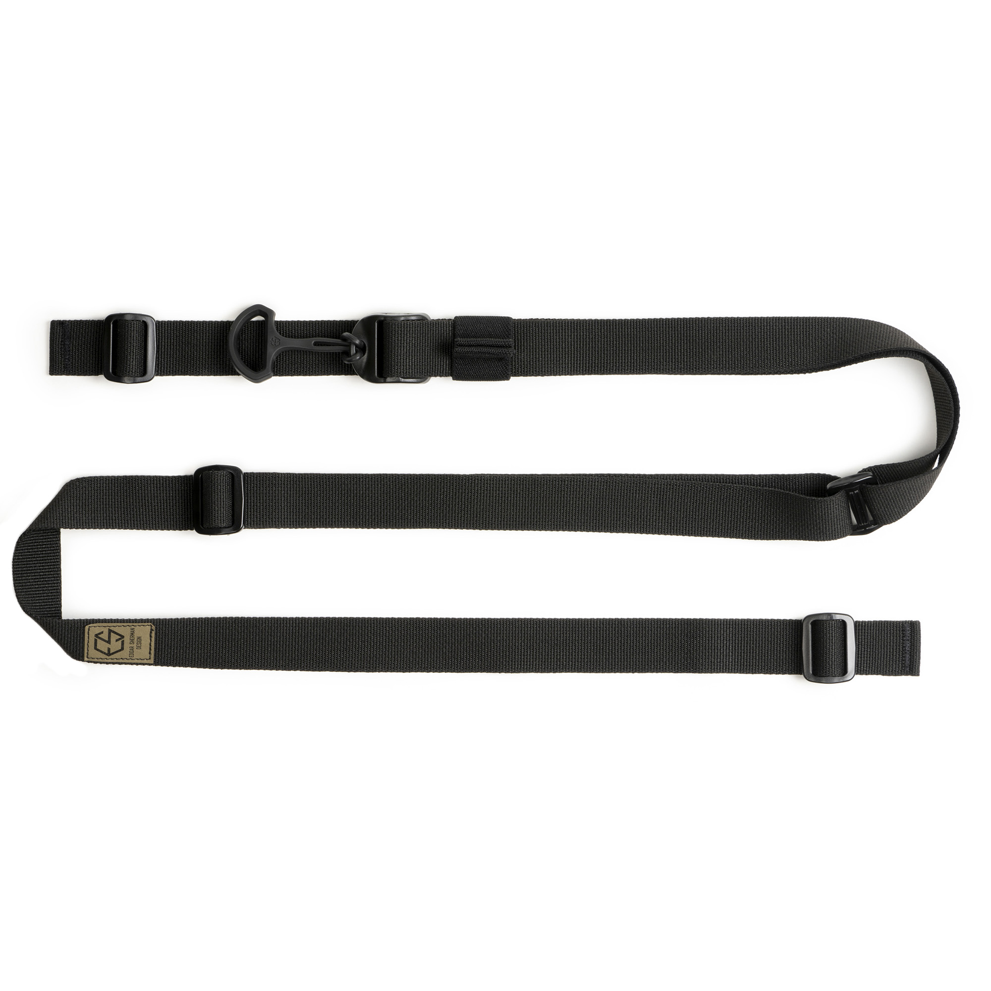 Edgar Sherman Design ESD Sling in Black, 1 inch two-point quick-adjust rifle sling