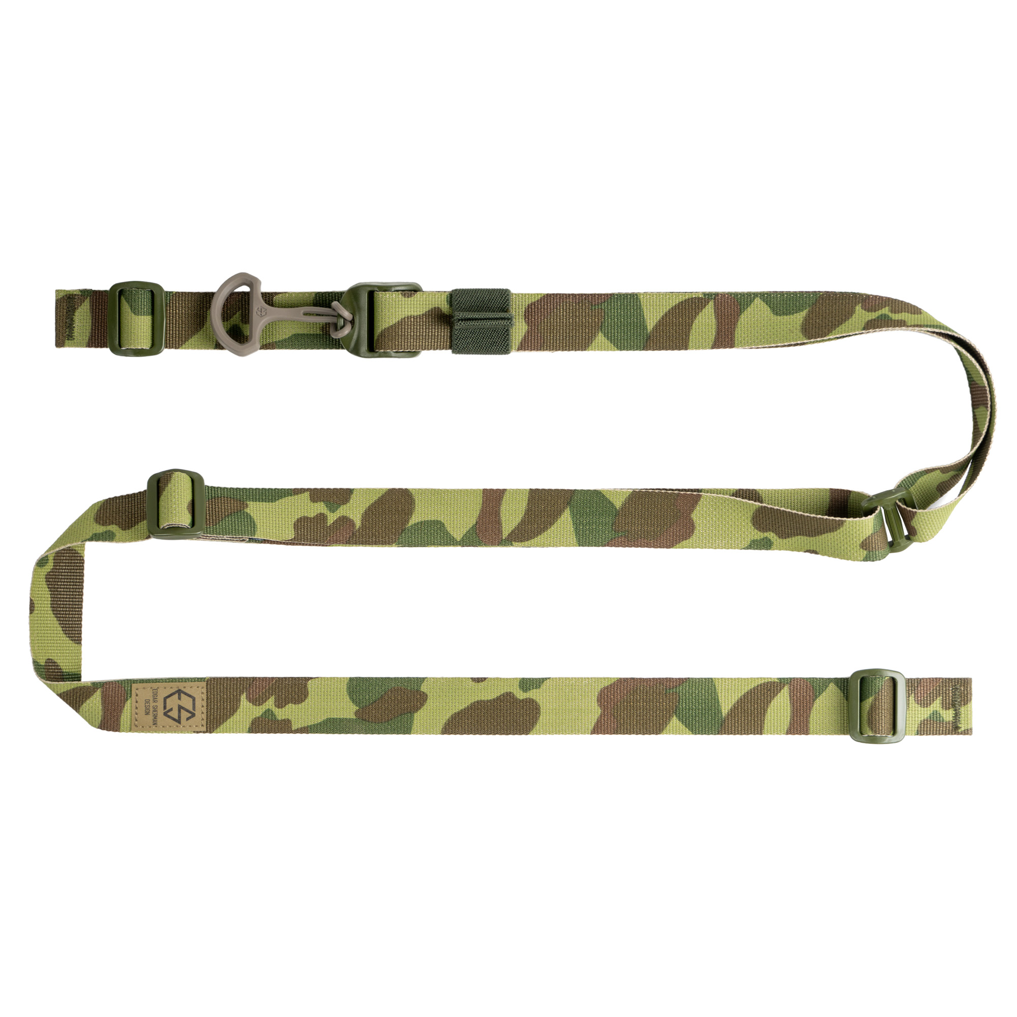 Edgar Sherman Design ESD Sling in Jungle Frogskin, 1 inch two-point quick-adjust rifle sling