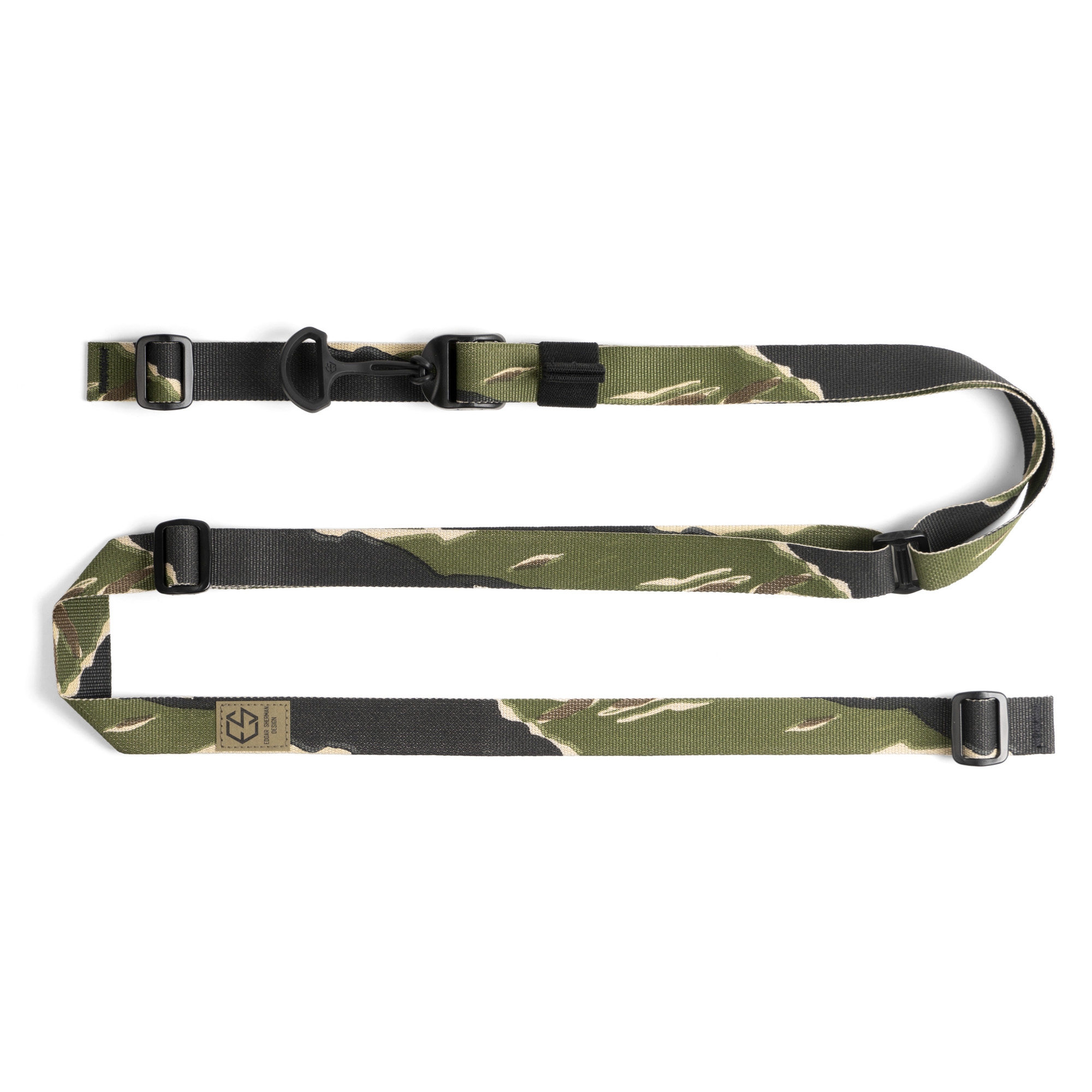 Edgar Sherman Design ESD Sling in Vietnam Tiger Stripe, 1 inch two-point quick-adjust rifle sling