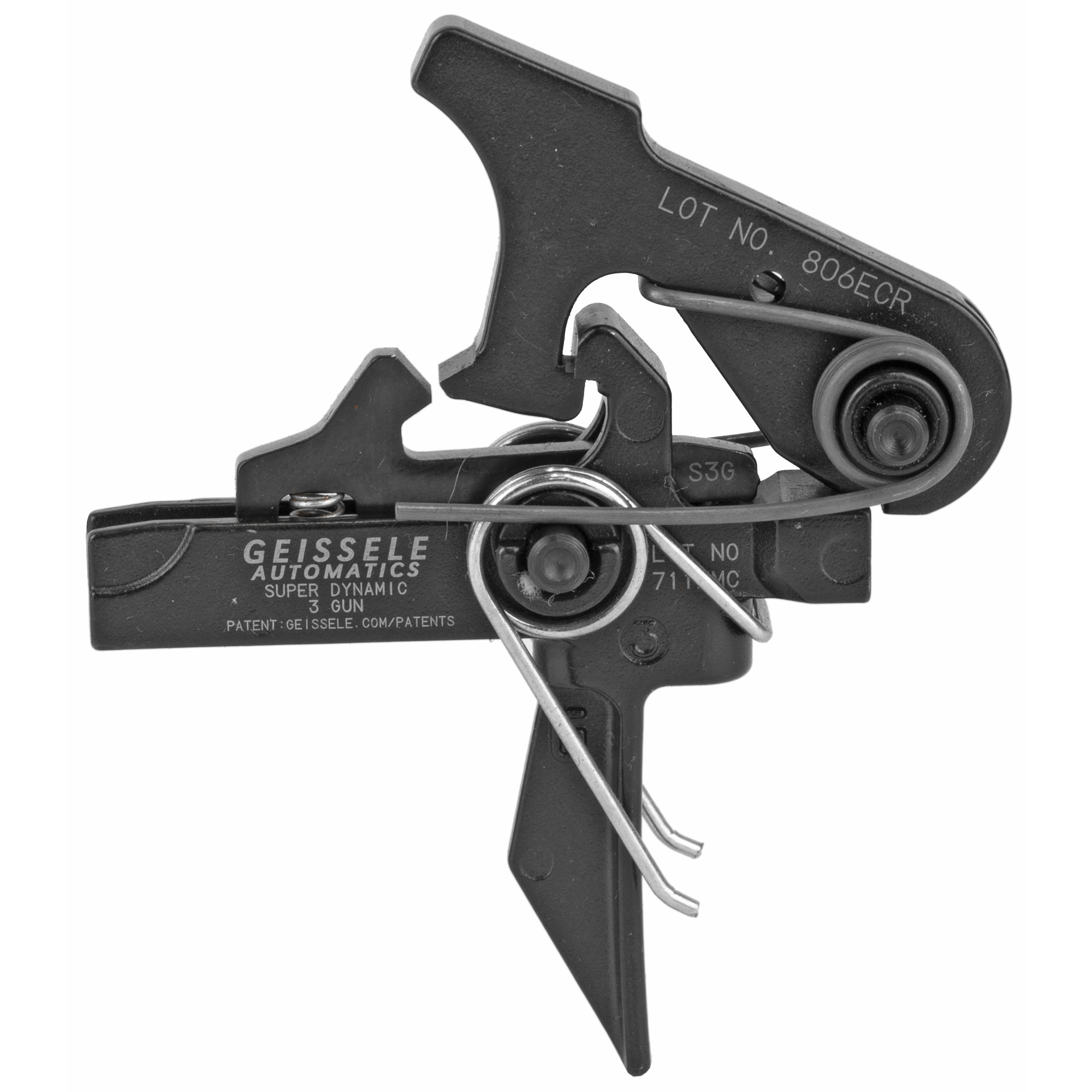 Geissele SD-3G flat bow hybrid AR-15 3-Gun competition trigger