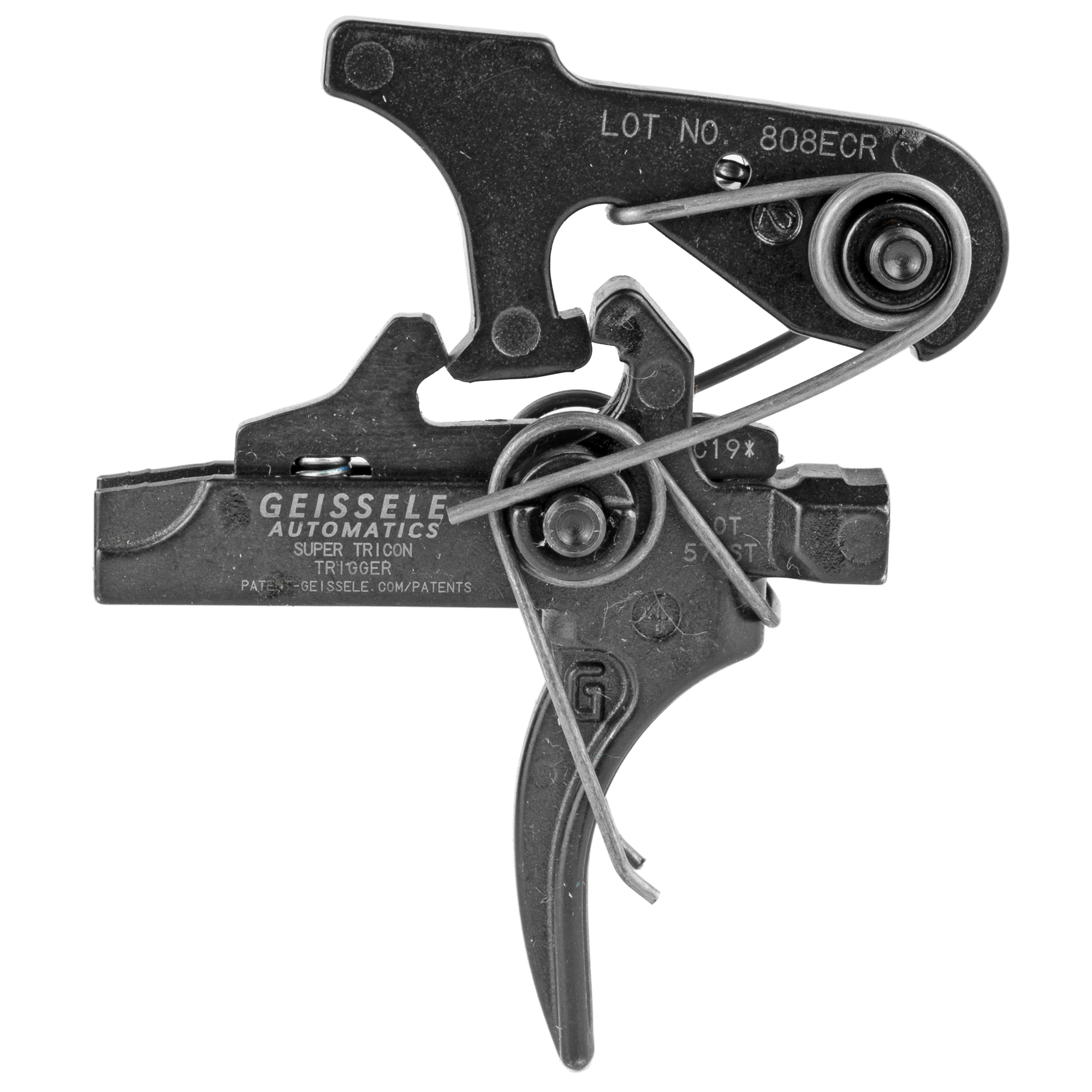 Geissele Super Tricon two-stage AR-15 trigger with ribbed hybrid bow