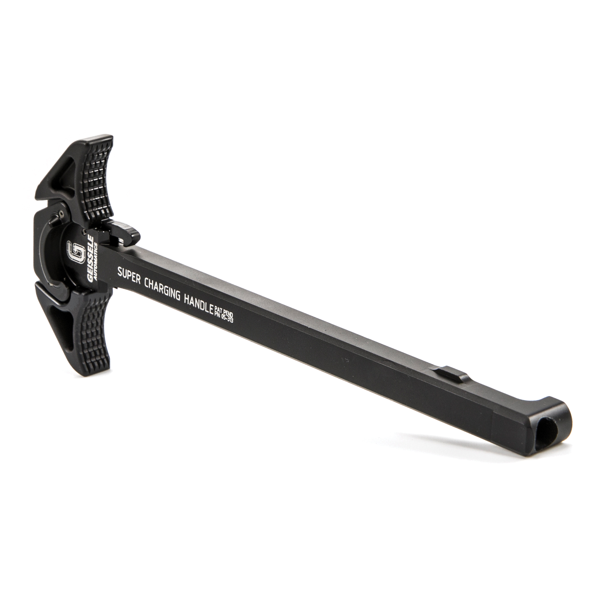 Geissele Super Charging Handle 5.56 in black, ambidextrous AR-15 charging handle