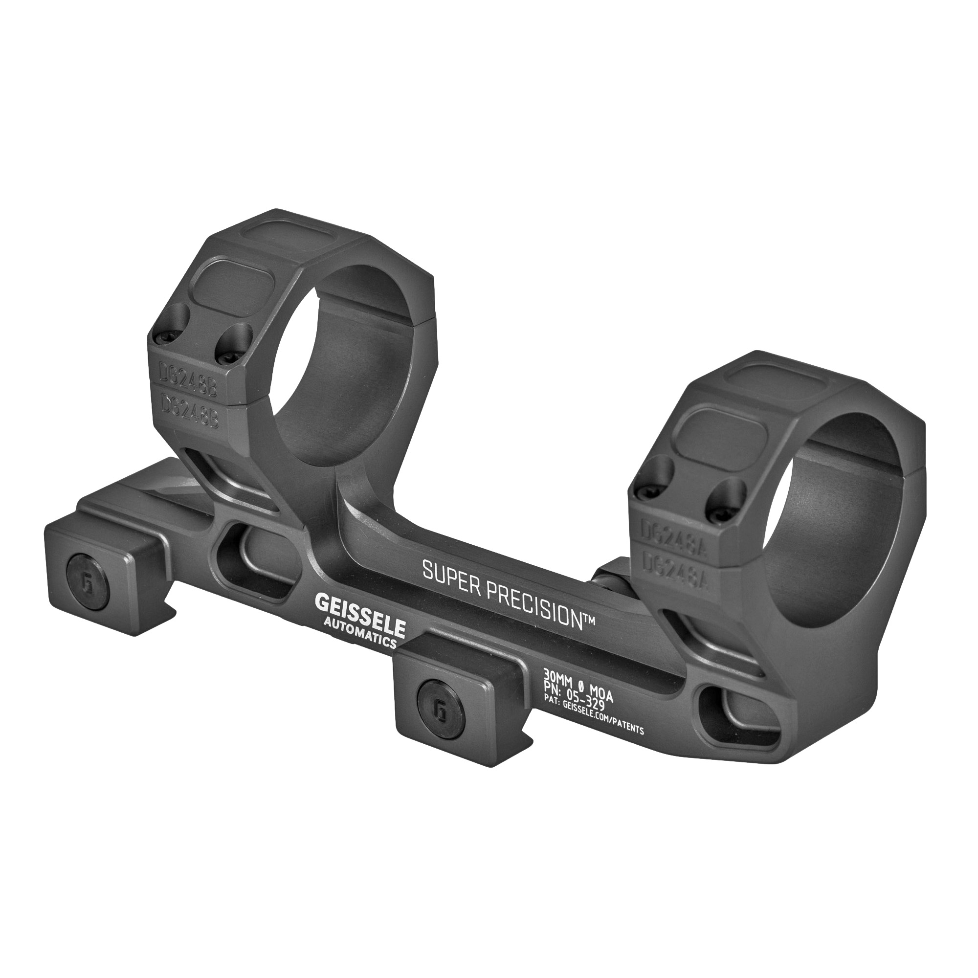 Geissele Super Precision 30mm AR-15 scope mount for Vortex Razor HD Gen II 1-6x in black