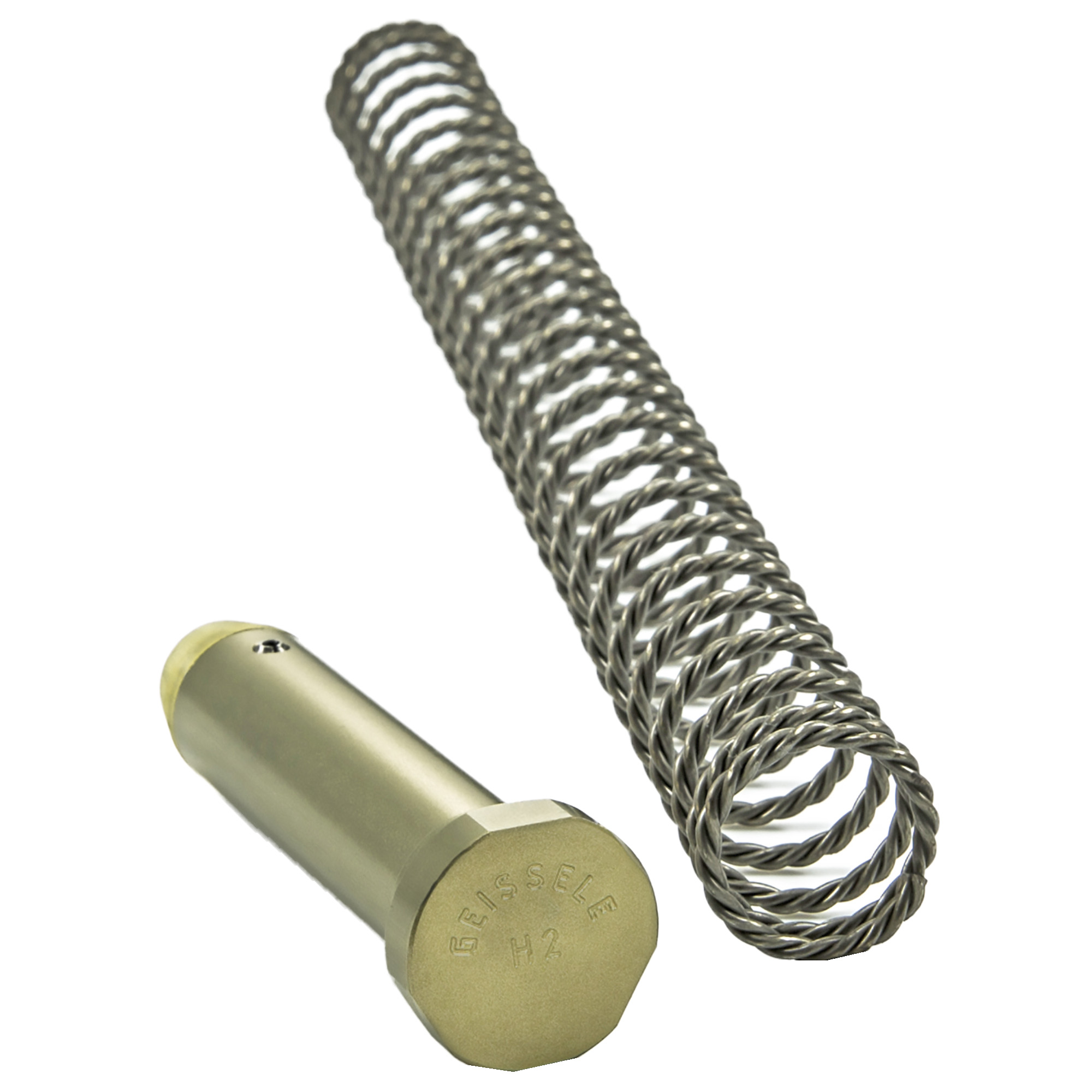 Geissele Super 42 three-strand braided AR-15 buffer spring with H2 carbine buffer