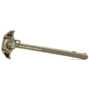 Geissele Airborne Charging Handle 5.56 in Desert Dirt Color, low-profile ambidextrous AR-15 charging handle