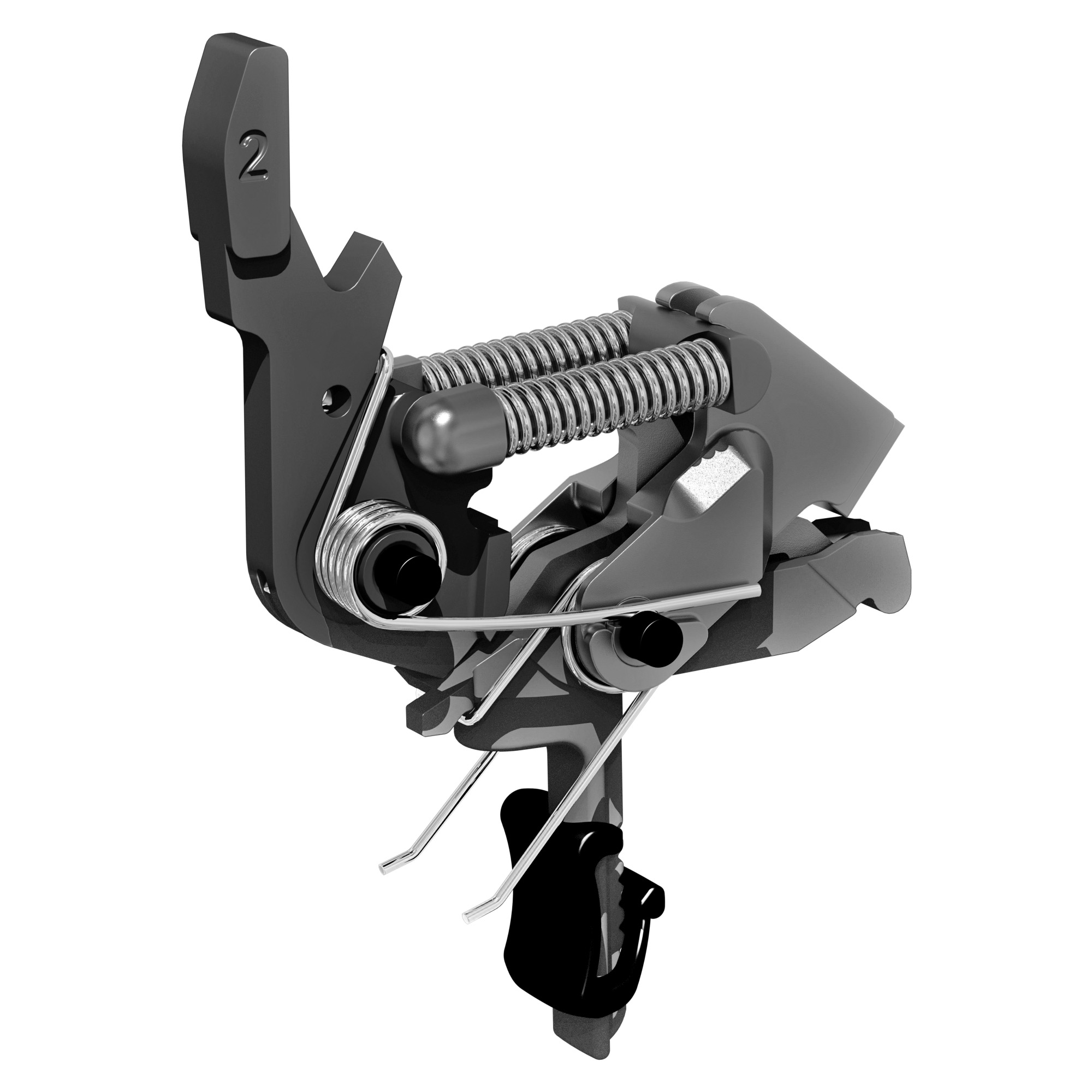 HIPERFIRE X2S MOD-3 two-stage flat AR-15/AR-10 trigger, black nitride