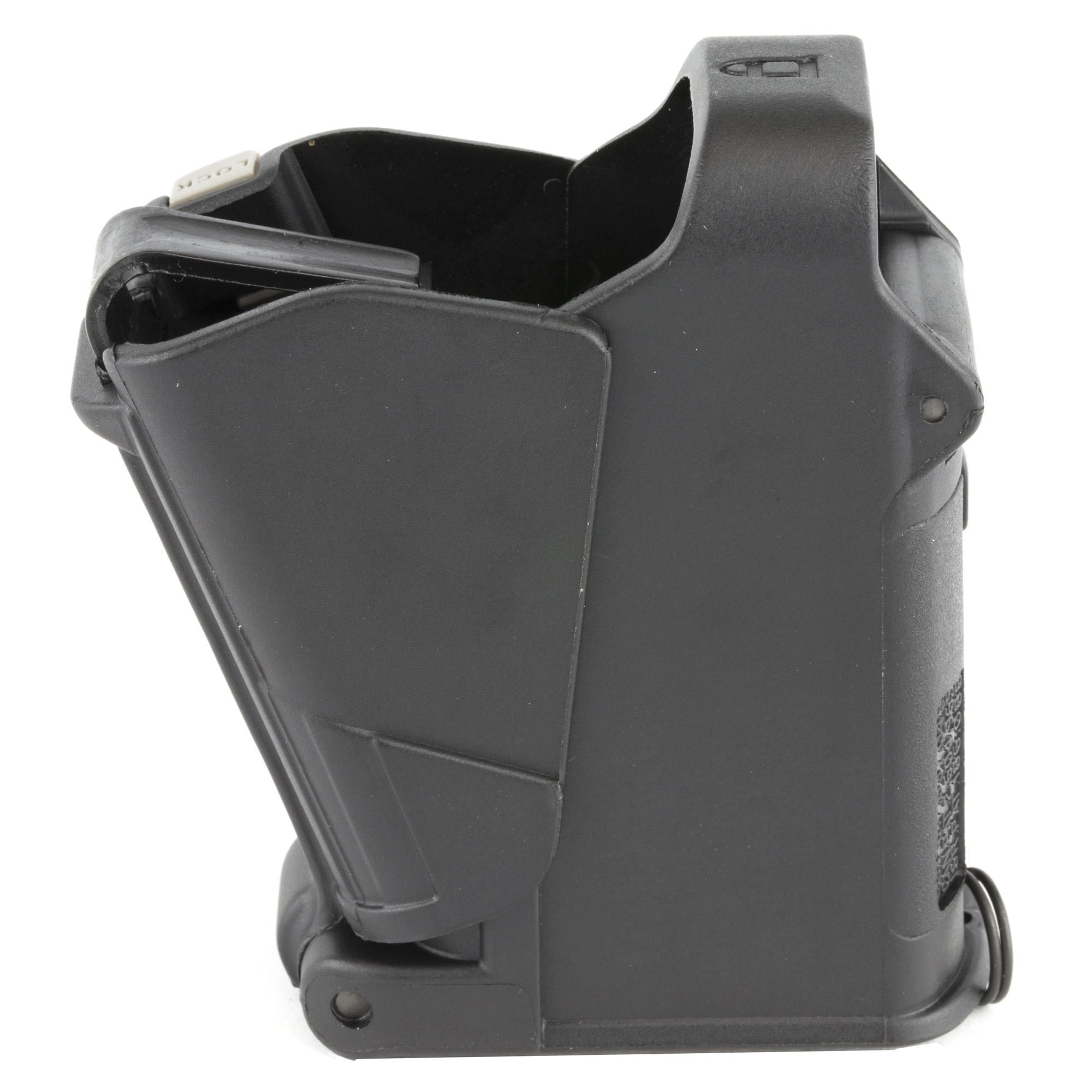 Maglula UpLULA black universal pistol magazine loader and unloader for 9mm through .45 ACP