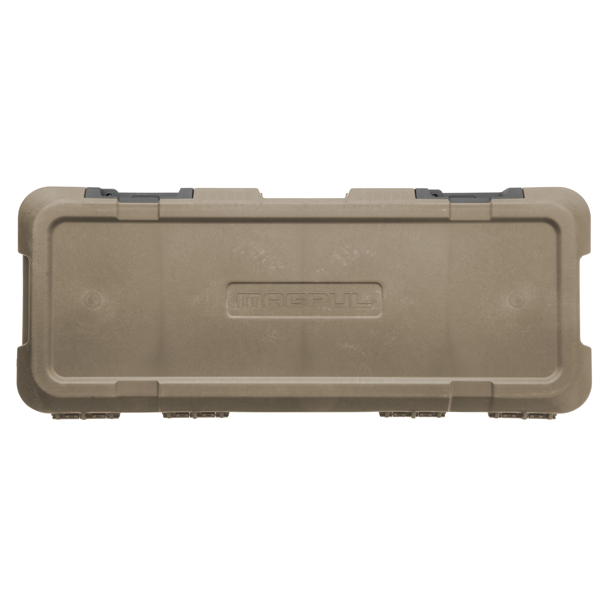Magpul DAKA Hard Case R44 in flat dark earth, wheeled injection-molded rifle hard case with GRID organizer