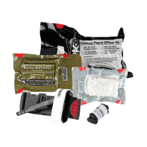 North American Rescue IPOK vacuum-sealed trauma kit with C-A-T tourniquet, gauze, dressing and gloves