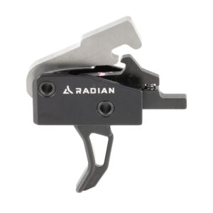 Radian Vertex single-stage drop-in AR-15 trigger with curved bow, black anodized housing