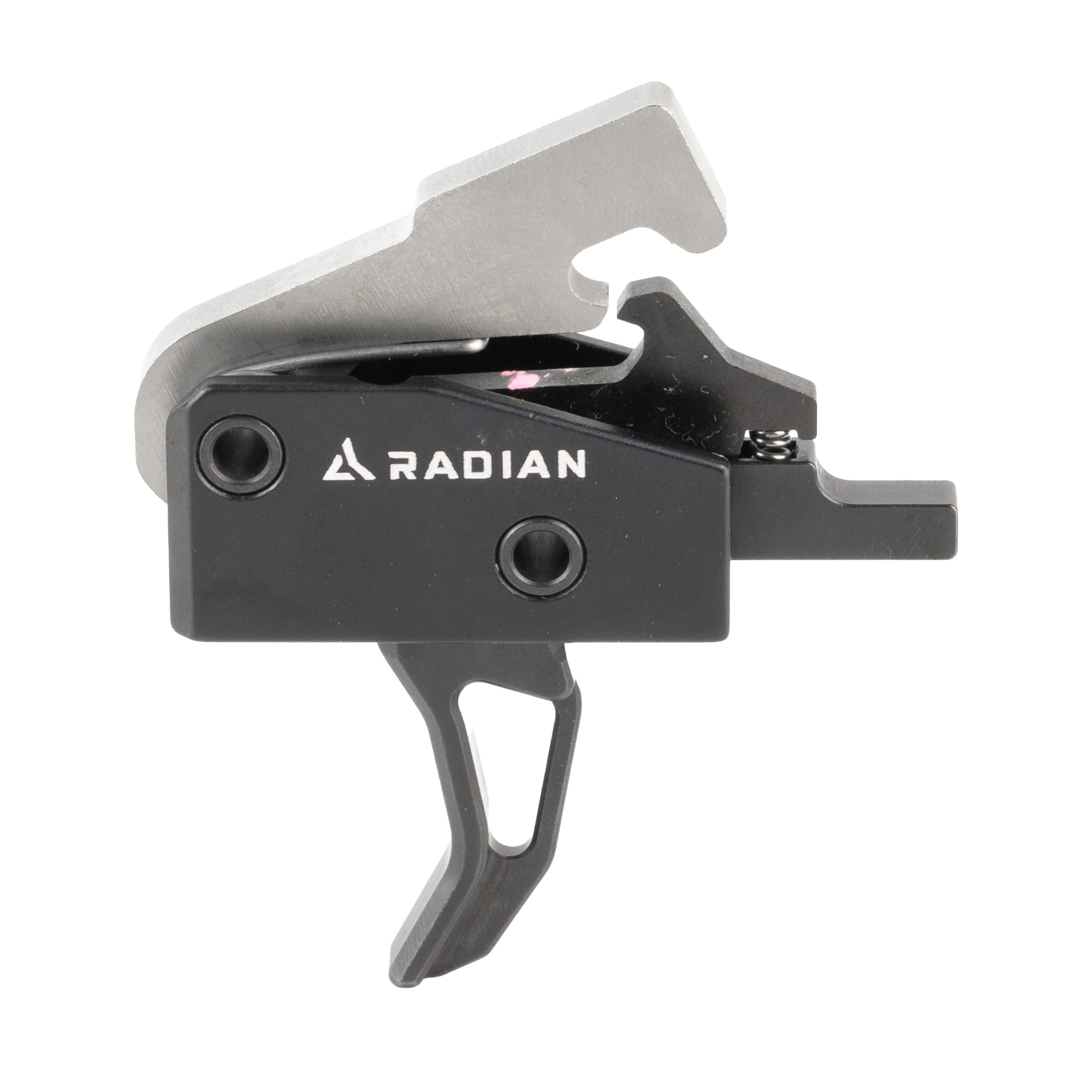 Radian Vertex single-stage drop-in AR-15 trigger with curved bow, black anodized housing