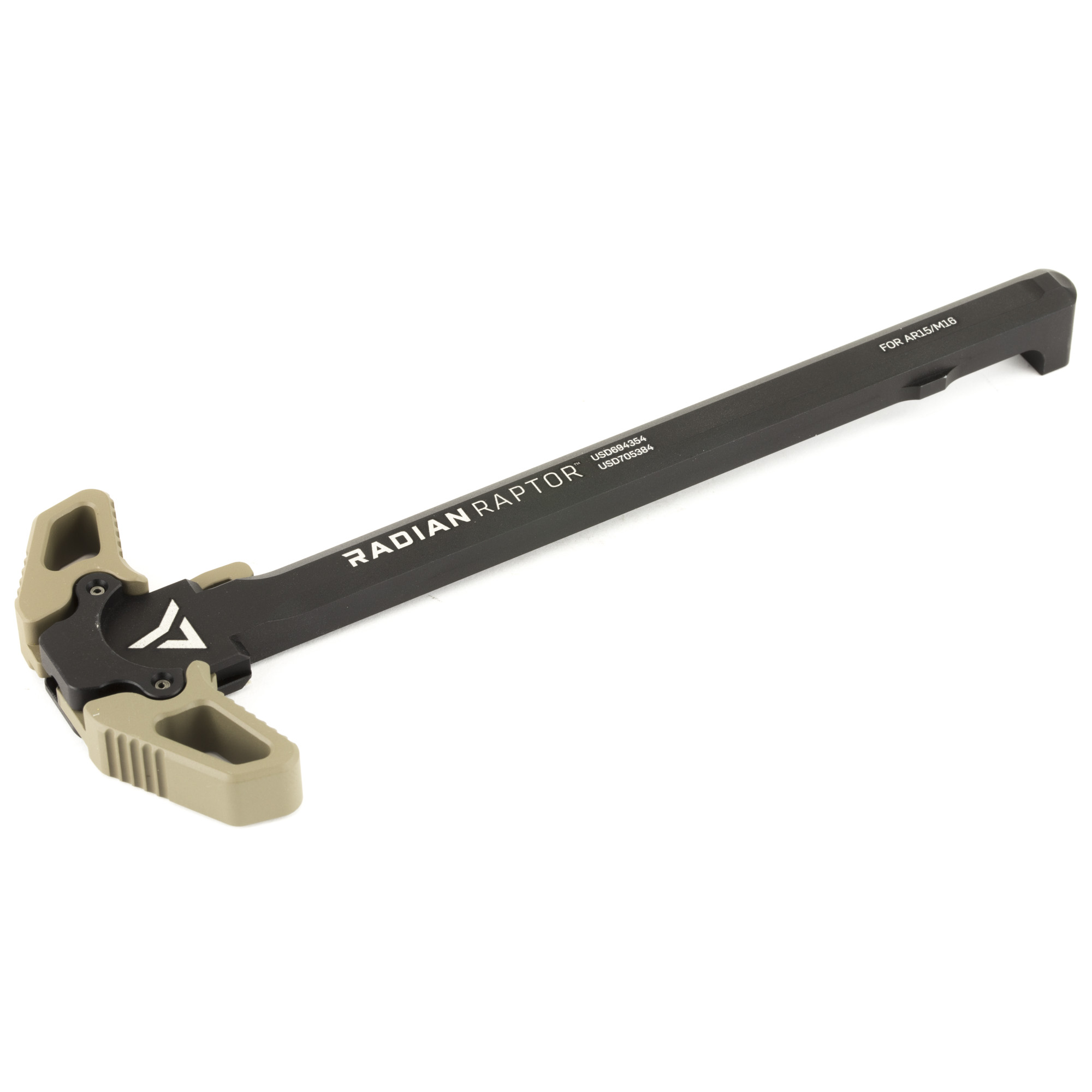 Radian Raptor ambidextrous AR-15 charging handle in flat dark earth