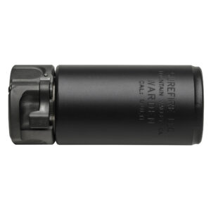 SureFire Warden Fast-Attach blast regulator in black Cerakote for SOCOM 5.56 and 7.62 muzzle devices