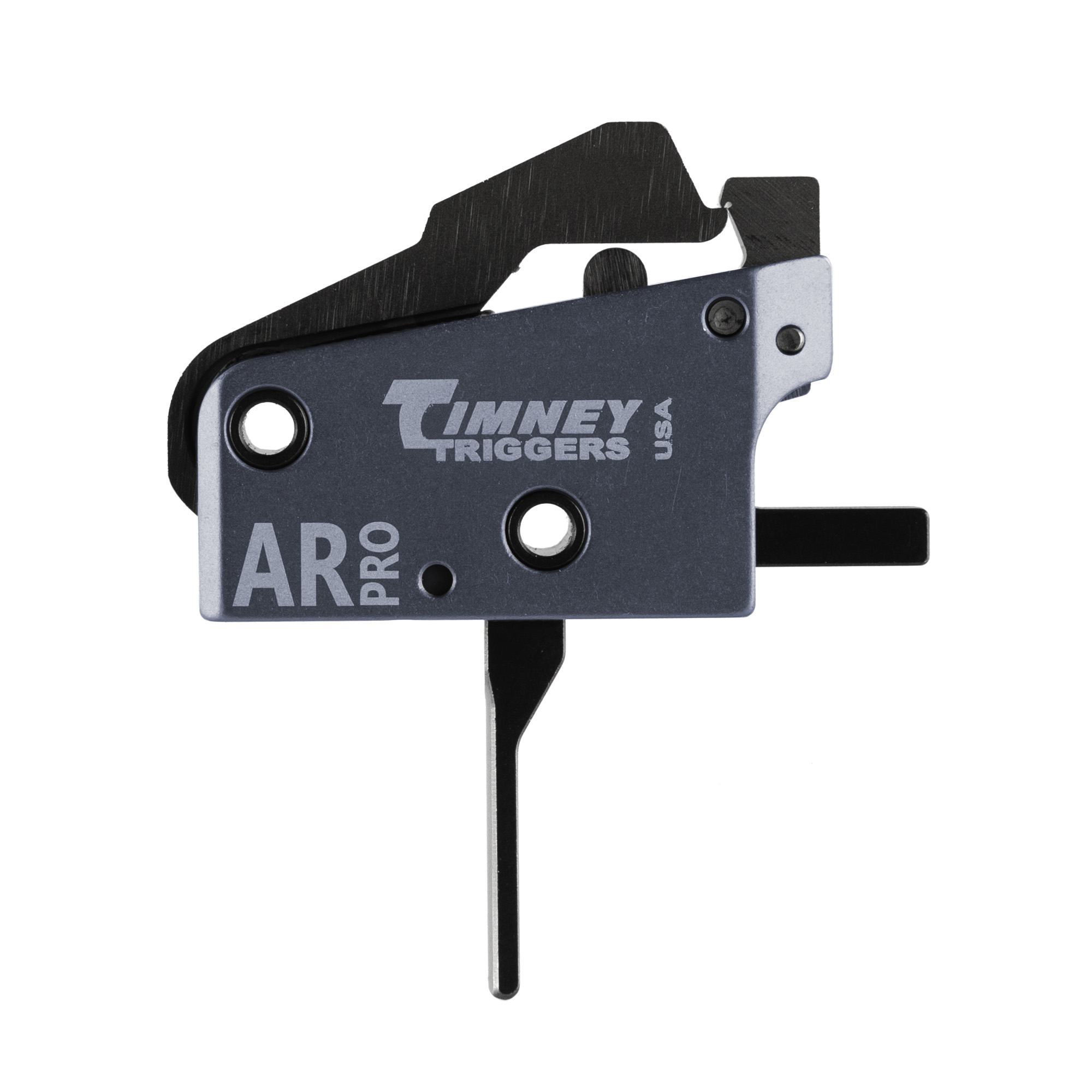 Timney AR PRO 2 lb two-stage flat drop-in trigger for AR-15 and AR-10, black
